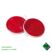 catarifrangenti rotondi - Ø 65 mm - Rosso (1)